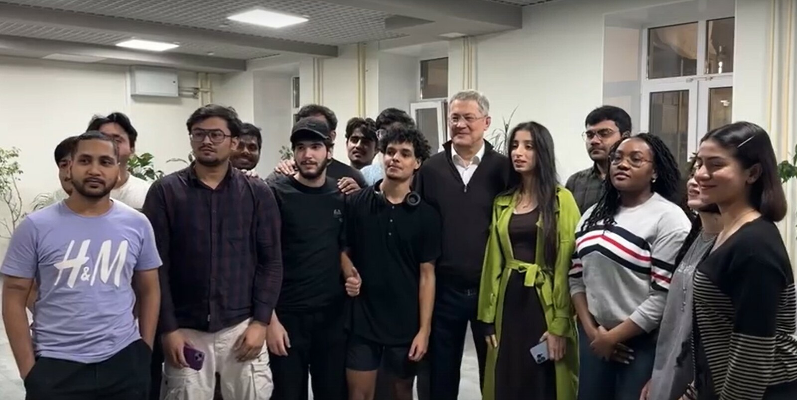 Радий Хабиров посетил общежитие БГПУ, которое подверглось нападению