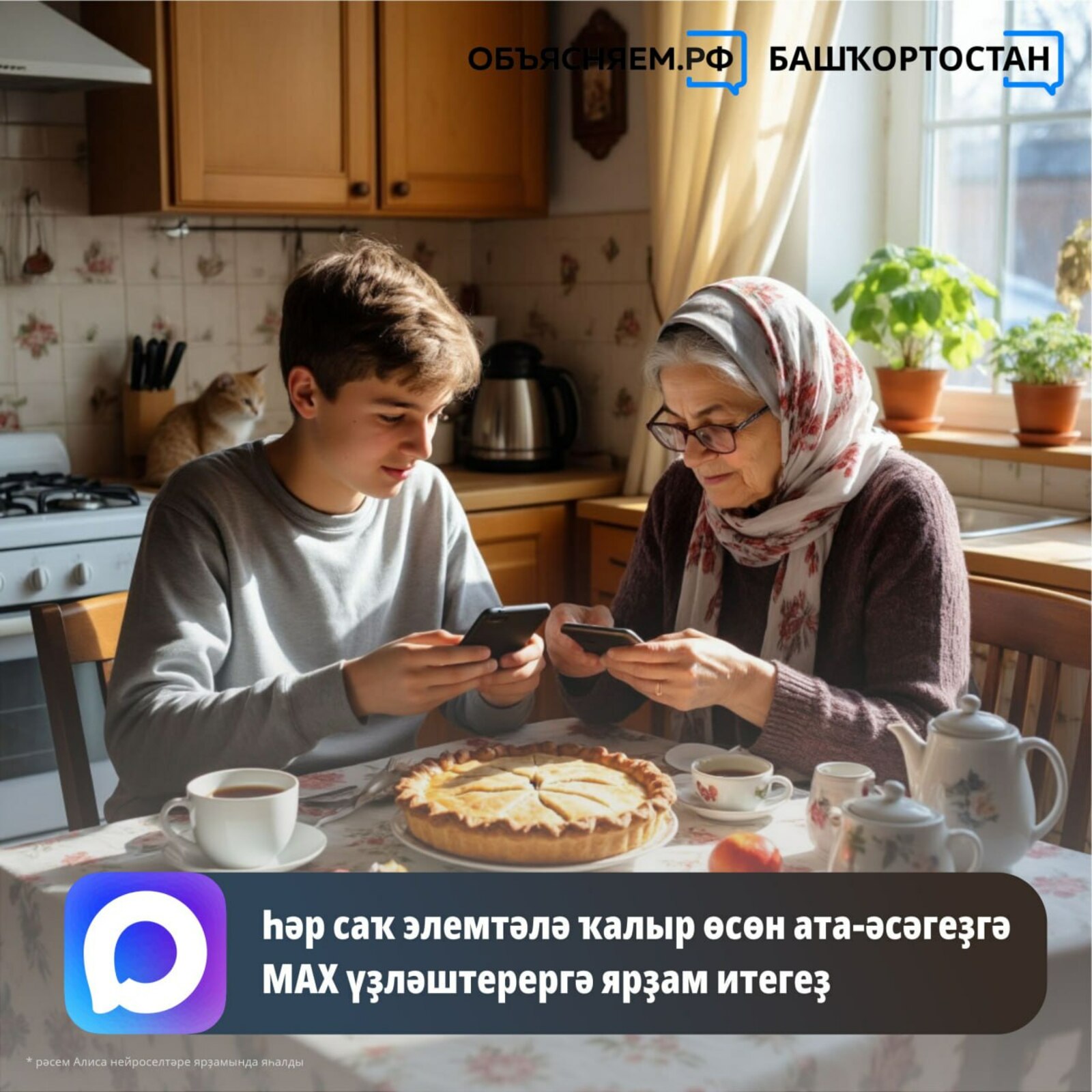 Һәр саҡ элемтәлә ҡалыр өсөн ата-әсәгеҙгә MAX үҙләштерергә ярҙам итегеҙ